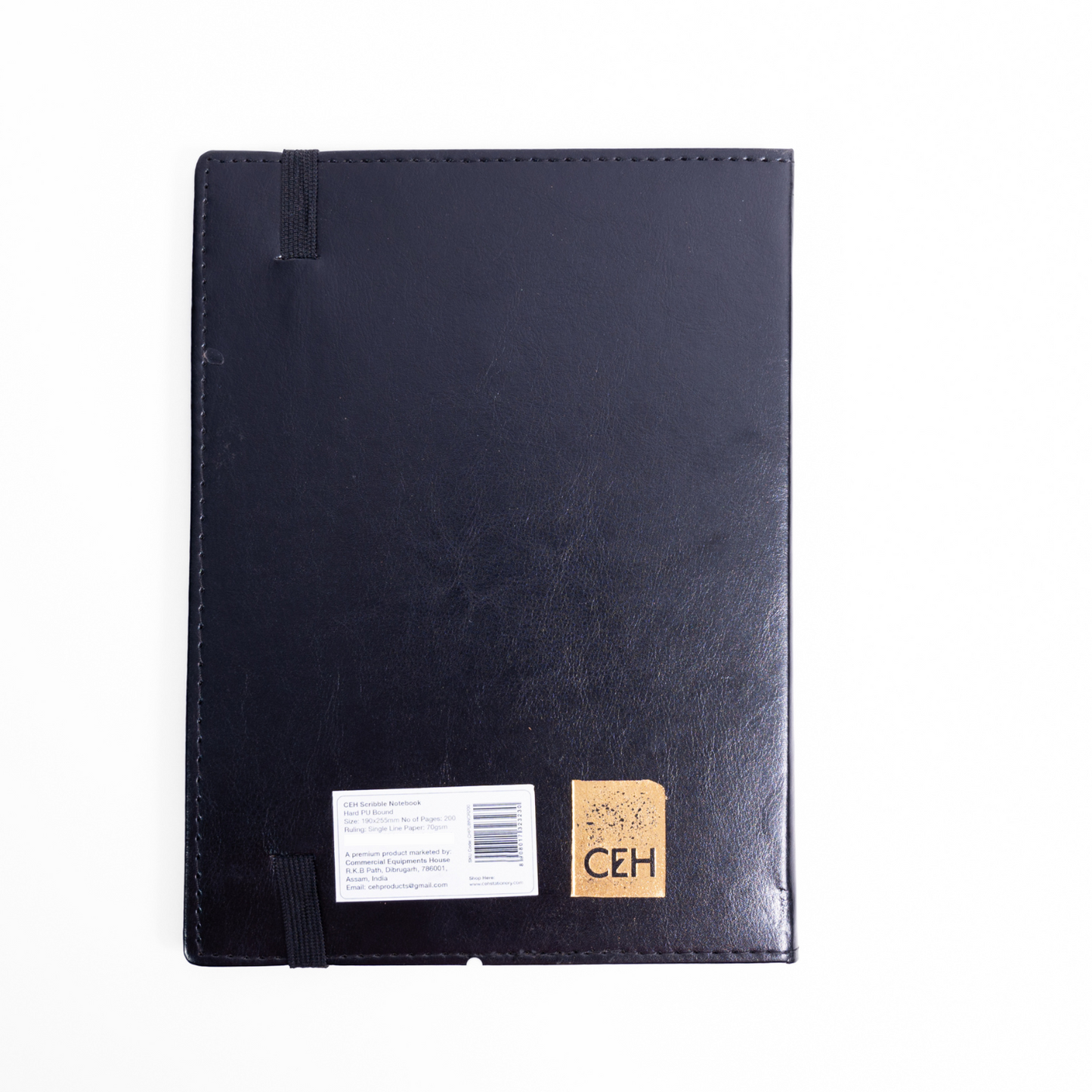 CEH | Nescafe size 190x255 Hard PU Bound 200P Ruled (Black)